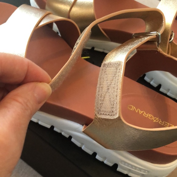 Cole Haan Zerogrand rose gold sandals - Picture 6 of 11